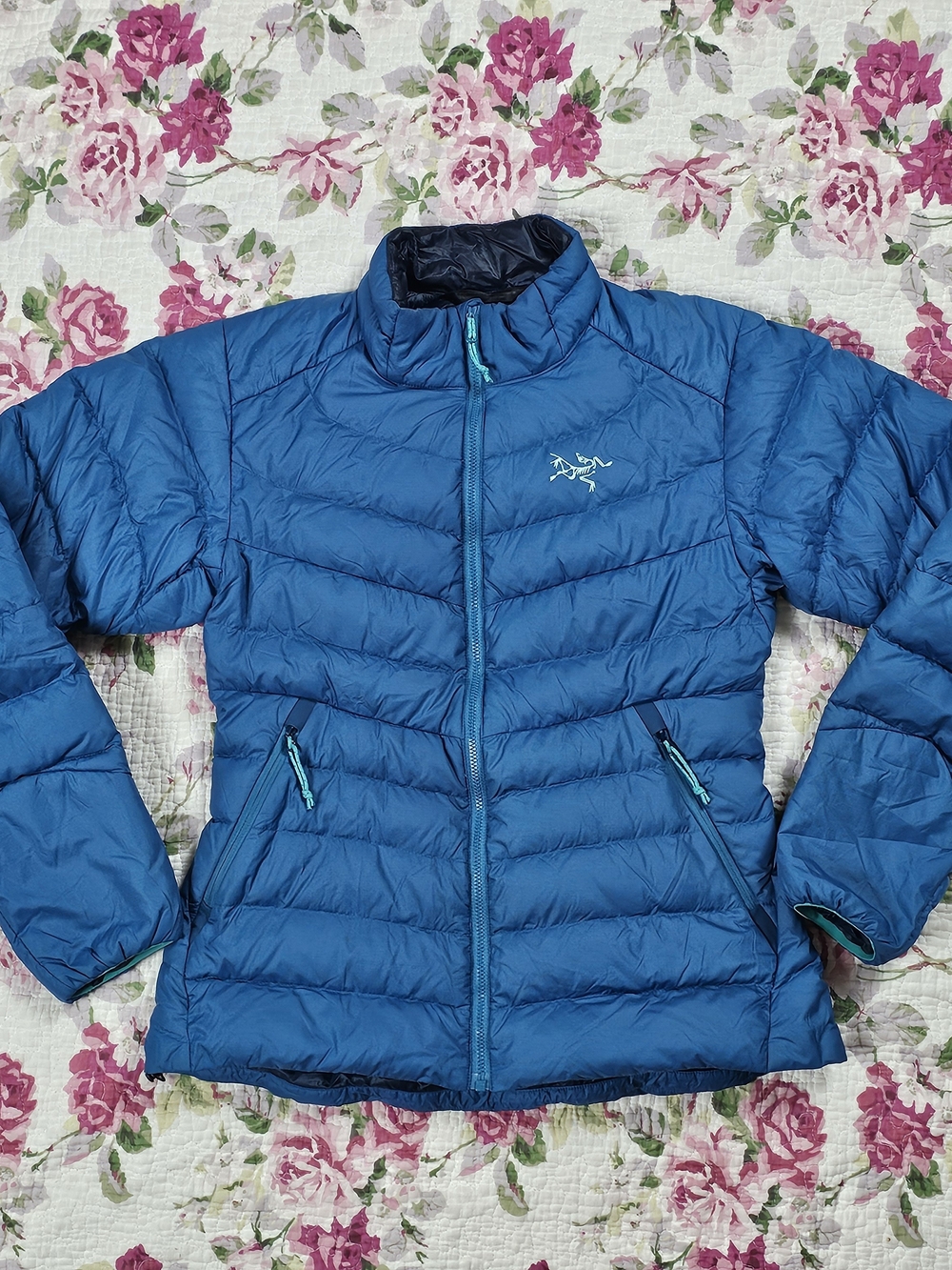 Arc'teryx Cerium LT Women's Blue Down Insulated Lightweight Full Zip XS